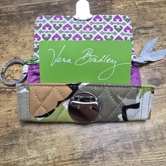 New Vera Bradley Multicolor Quilted Women's Wallet - Picture 6 of 12